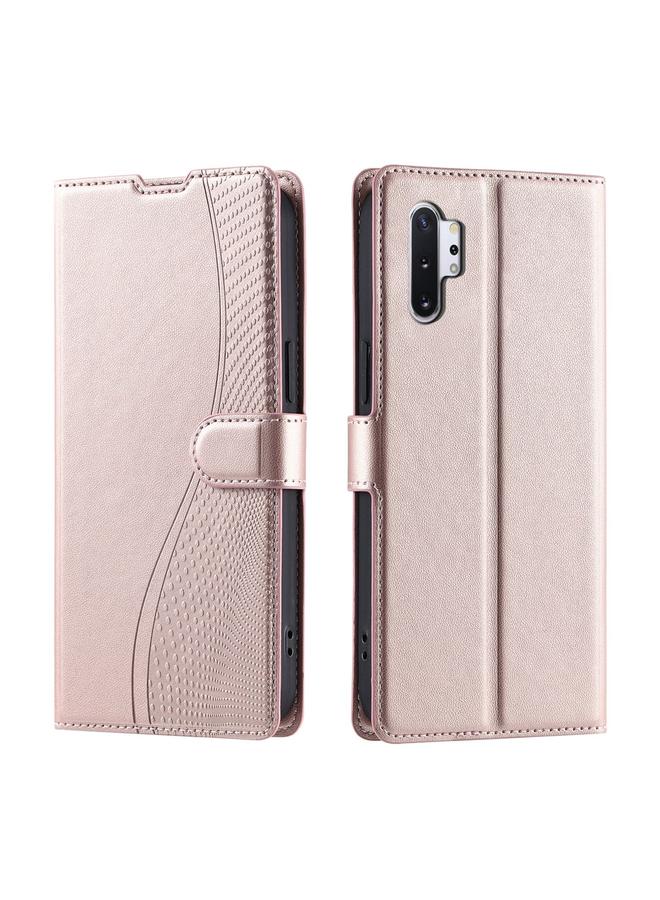 S-TOP Case For Samsung Galaxy Note10+ Voltage Ultra-thin Dot Leather Phone Case - Image 1