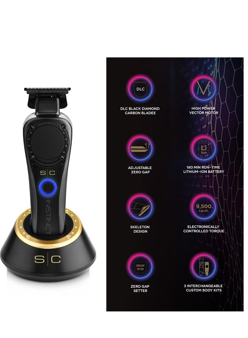 StyleCraft Instinct Professional Vector Motor Cordless Hair Trimmer with Intuitive Torque Control - Image 2