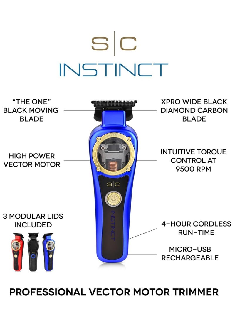 StyleCraft Instinct Professional Vector Motor Cordless Hair Trimmer with Intuitive Torque Control - Image 3