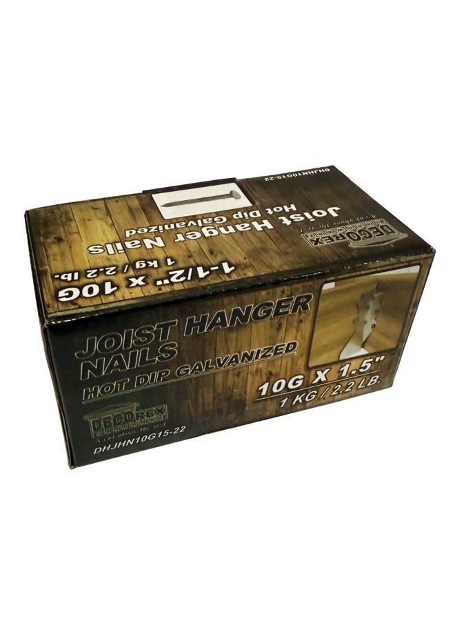 Decorex Hardware 1 1/2" x 10G Joist Hanger Nails | Hot Dip Galvanized | 2.2lb / 1kg per Box - Image 5