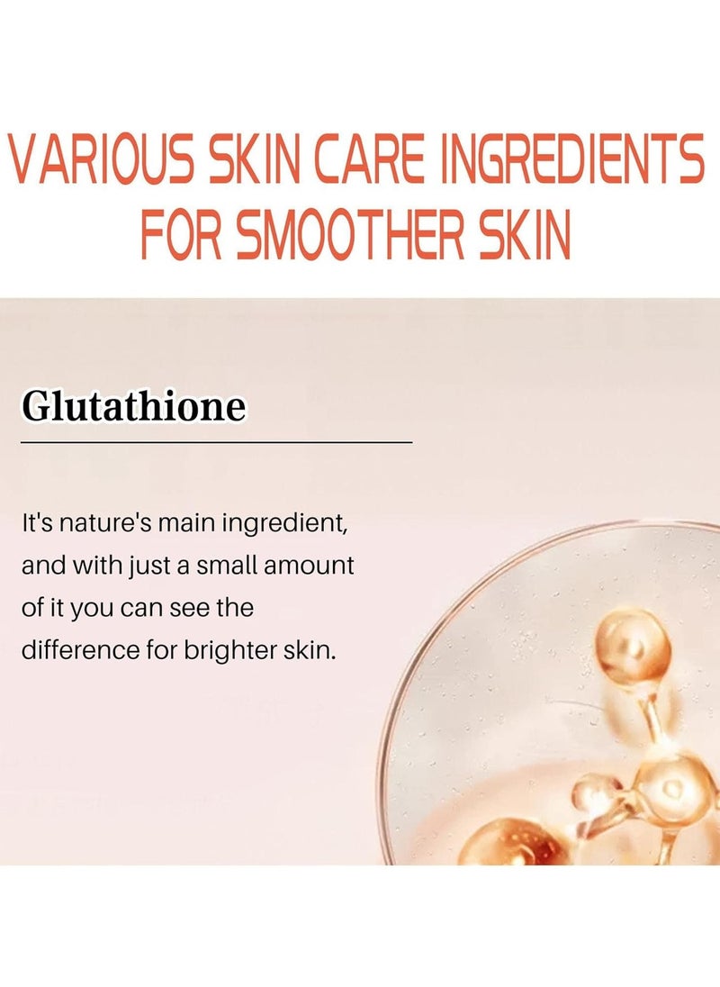 Lanthome - 100g Glutathione White Soap Skin Brightening Bar Soap Effective Glutathione Brightening Soap for Face and Body Whitening Soap Bar for Smoothening Skin Kojic Acid Soap Glutathione Cream Soap - Image 1