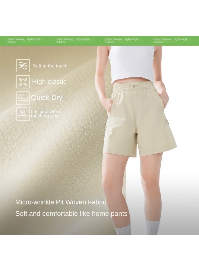 QUICK Dry & Versatile】spring-summer Women's -dry Sports Shorts, High Elasticity, Flattering Fit, Commute And Exercise Ready - Image 3