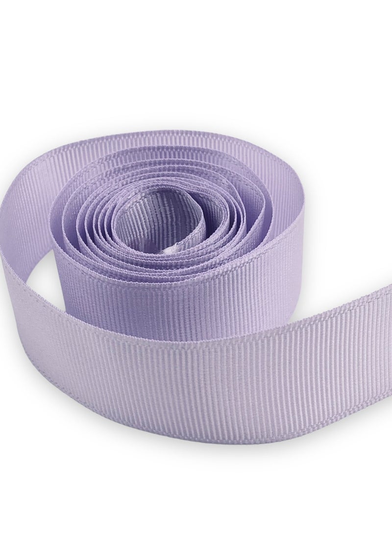 شريط من الحرير المضلع مقاس 1 بوصة × 100 ياردة، شريط من الحرير المضلع الفاخر للخياطة، وتغليف الهدايا، وصناعة القوس، وديكور الزفاف، والتغليف والمزيد - Image 2