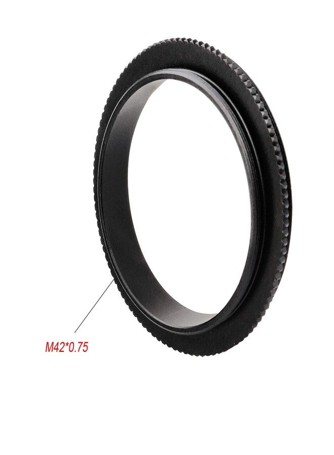 اس في بيوني محول تلسكوب SVBONY SV130 من M48 ذكر إلى M42 ذكر، تصميم مُخدّد، أسود اللون - Image 3