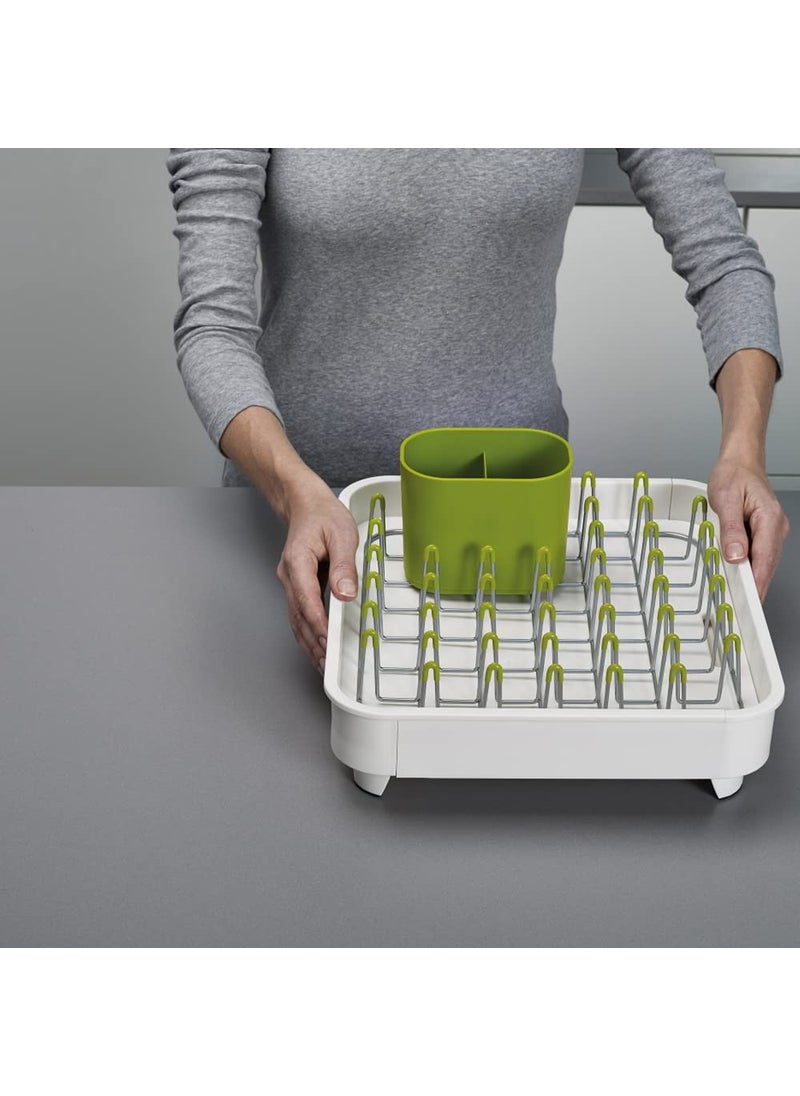 Joseph Joseph Joseph Joseph Expandable Plastic Dishrack WhiteGreen  - Image 4