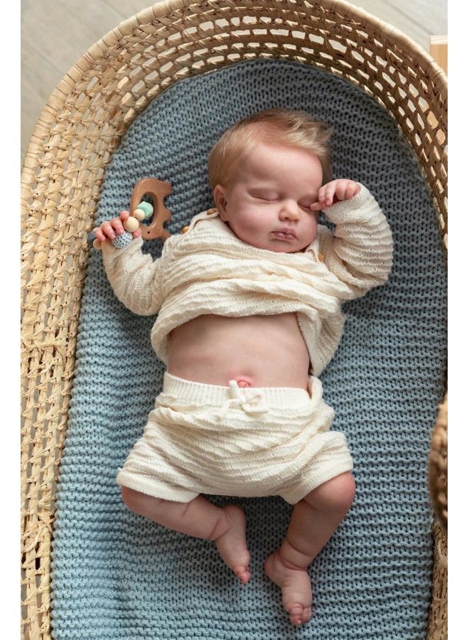 Zero Pam 20 Inch Reborn Baby Dolls Boy Silicone Full Body- Realistic Baby Dolls Full Body Silicone Babies,Lifelike Sleeping Newborn Doll, Anatomically Correct Reborn Babies for Girls - Image 5