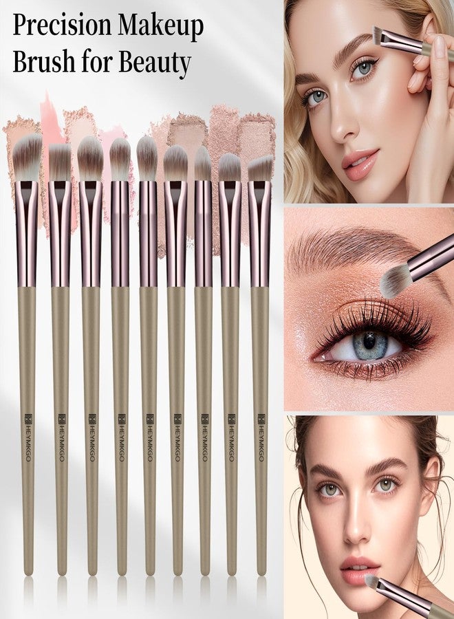 HEYMKGO Makeup Brushes, 40Pcs Professional Makeup Brush Set Dual Ended Foundation Blush Concealer Contour Powder Eyeshadow Make up Tools with Sponges Puffs Clear Bag for Blending Buffing Highlighting - Image 3