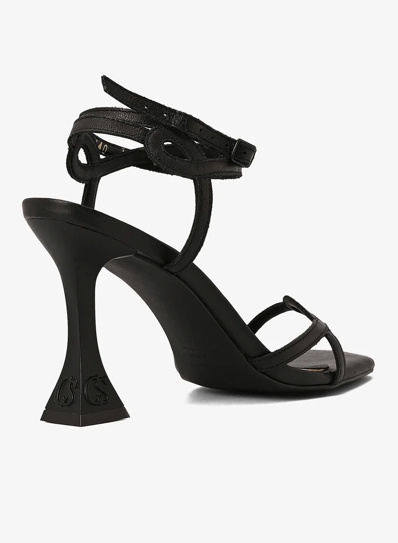 Carmen Steffens Black CS Sandal