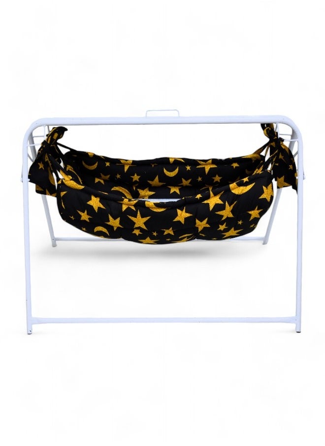 molody Baby Swing Sleeping Folding Cradle Handlebar Jizani Style For Infant 0-3 Month - 100X80 CM  - Image 3