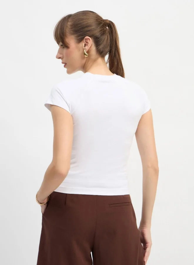 ساسافراس Miss Americana Graphic T-Shirt for Women
