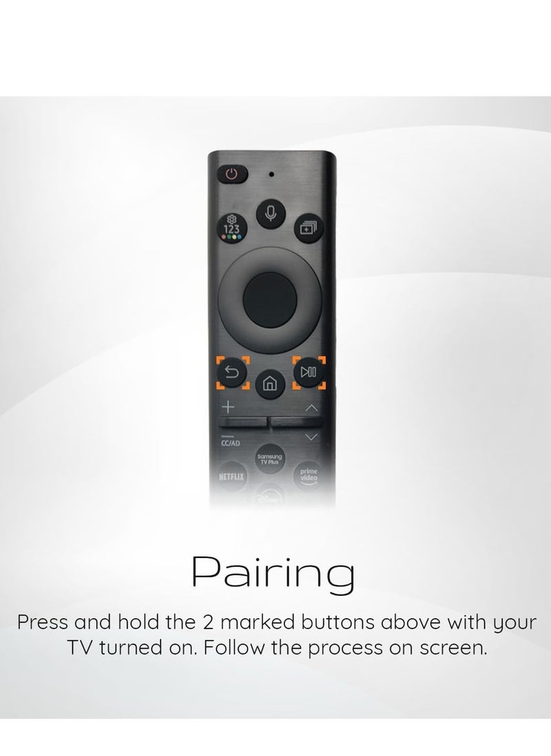 ELTRAZONE - Original OEM BN59-01385A 2021 Solar Voice Remote Control for Samsung Smart TVs – Compatible with Neo QLED, The Frame, and Crystal UHD Series - Image 1