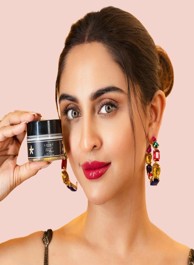 LASHIKA Neroli Face Cream with Ceramides, Glycolic Acid, Neroli Oil, and Shea Butter | Hydrating | Brightening | Anti-Aging | Unisex | 50g - Image 3