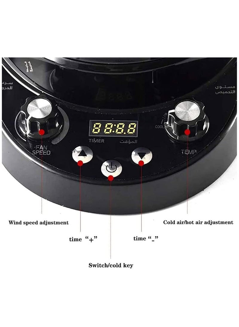Generic Electric Coffee Roaster Machine – 150g Automatic Hot Air Coffee Bean Roaster with Adjustable Temperature, Timing & Wind Speed – Home Coffee Roasting Machine for Fresh, Custom Roasts  - Image 3