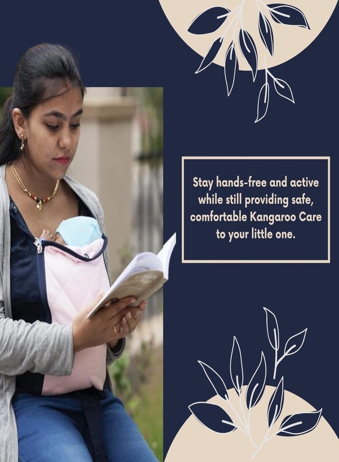 BEMPU KangaSling Kangaroo Care Carrier for Preterm Babies Under 2.5 kg, For Skin-to-Skin Care at Hospital & Home, Soft Breathable Pure Cotton - Image 4