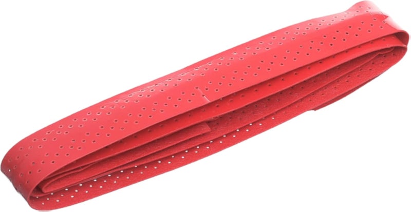 Grip Tape for Rackets Durable, Anti-Slip Tape for Improved Control and Comfort during Sports and Tennis Play - Red