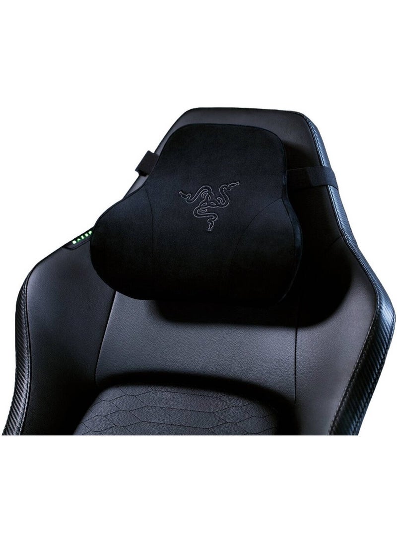 RAZER Iskur V2 Gaming Chair – Adaptive 6-D Adjustable Lumbar Support, 4D Armrests, High-Density Foam Cushions, Memory Foam Headrest, EPU-Grade Synthetic Leather, Steel Frame & 5-Star Aluminum Base, 152° Recline, Supports up to 136 kg, Black | RZ38-04900200-R3G1 - Image 2