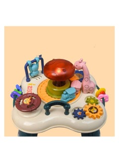 Generic Children's Musical Learning Table, Multifunctional Early Education Game Table, Electric Music Light Toy Table for Toddler Boys Girls  - Image 3