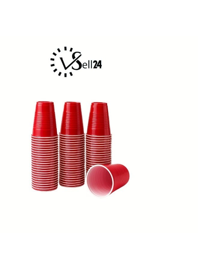 vsell24 Pack of 150 Mini 2 oz Disposable Plastic Shot Cups – Small Party Cups for Jello Shots, Coffee, Condiments, Snacks, Fruit, Samples & Tastings - Image 3