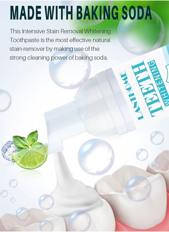 Lanthome Teeth Whitening Mousse Long Lasting Fresh Breath,White Foam Teeth Whitening Mousse ，Stain Remover, Teeth Whitening Booster (50ml)  - Image 5