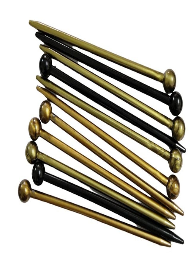 Talora Wooden Hair Juda Sticks Bun Hair Sticks for Women and Girls Hair Clips Hair Pins Hair Accessories Multicolor(Pack of 3) - Image 2