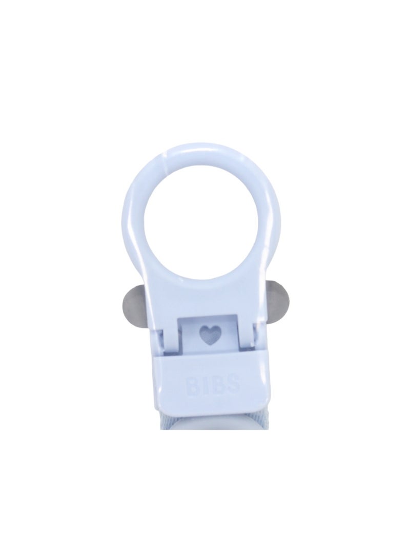BIBS Pacifier Clip Loop – Dusty Blue - Image 3