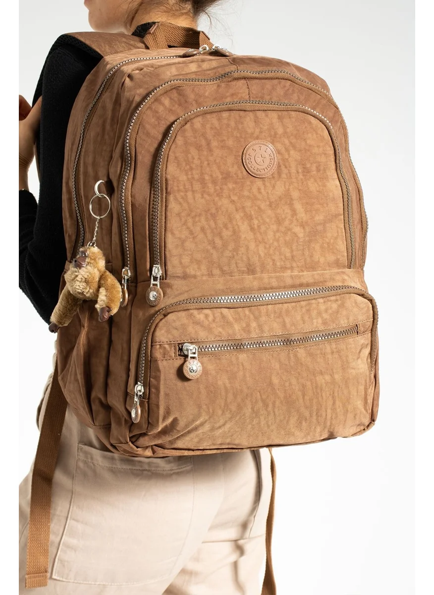 Çanta Trend Bag Trend Ultra Light Monkey Gift Mega Size Multi-Pocket Waterproof Backpack