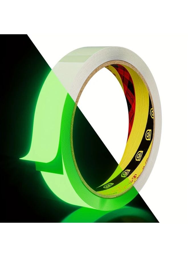 Glow In The Dark Tape Green Self Adhesive Waterproof UV Resistant For Stairs Walls Outdoor Decor - Image 1