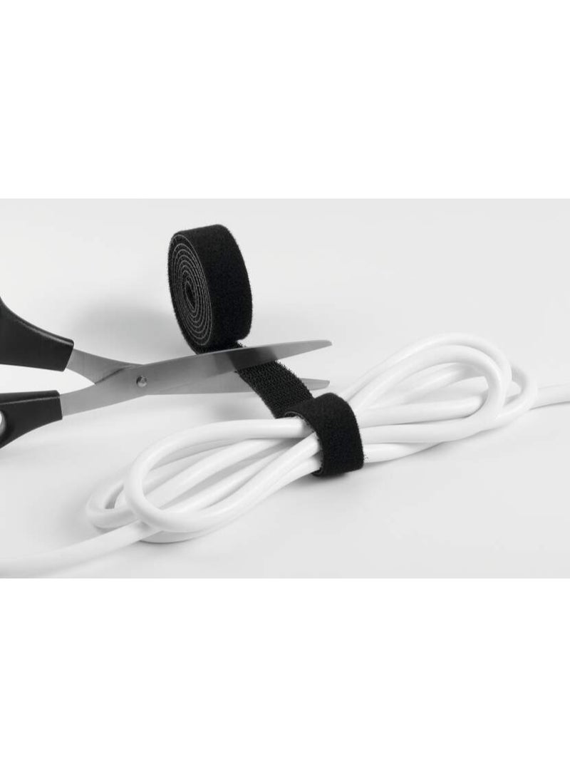 Durable Self-Grip Cable Ties Reusable, 100 x 3 cm, Made in Germany | Cable Ties Hook And Loop Fabric Organizer Straps for Desk, PC & Office Safety - Image 2