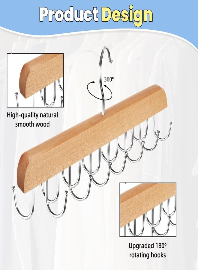Dntorx Hat Hangers for Closet, 2 Pack Hat Organizer for Baseball Caps Hat Racks Ball Caps Belt Tie Holder Hanger Organizer for Closet Storage - Image 3