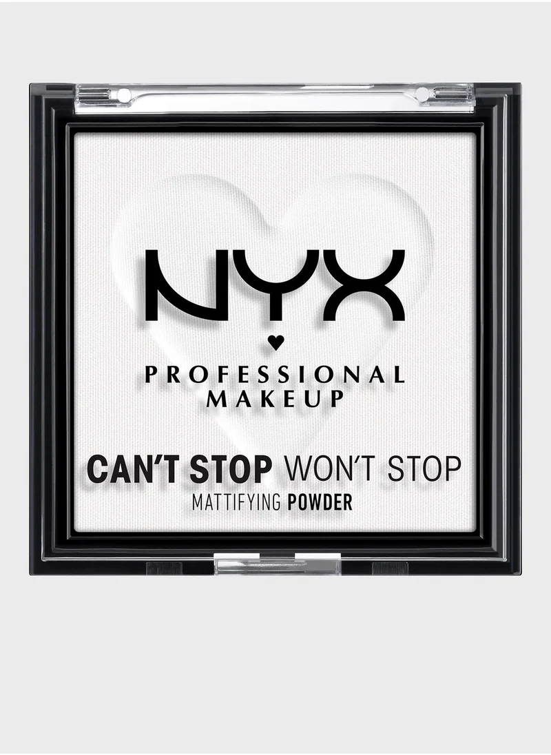 NYX PROFESSIONAL MAKEUP Can't Stop Won't Stop Mattifying Powder - Translucent