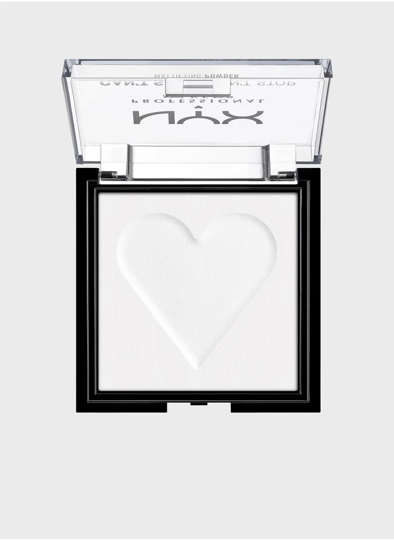 NYX PROFESSIONAL MAKEUP Can't Stop Won't Stop Mattifying Powder - Translucent