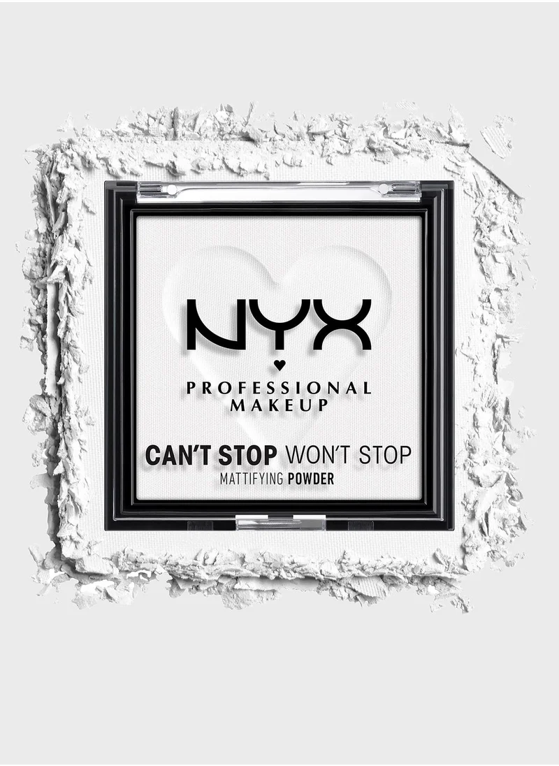 NYX PROFESSIONAL MAKEUP Can't Stop Won't Stop Mattifying Powder - Translucent