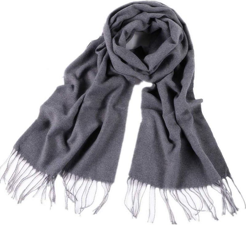 Men's Scarves Classic Arrival Winter Plaid Scarf Tassel Edge Soft Warm Scarf