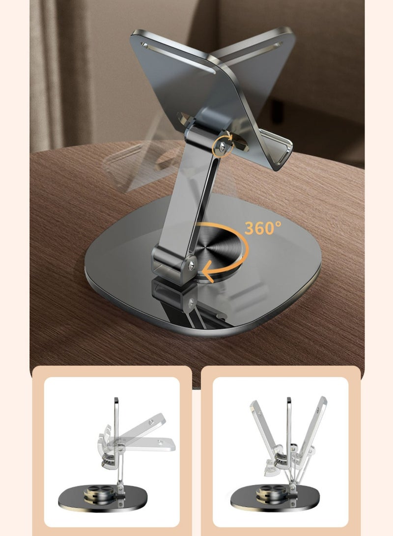 Bamboo Phone Stand, Foldable Phone Holder For Desk iPhone/iPad Stand For Office - Image 4