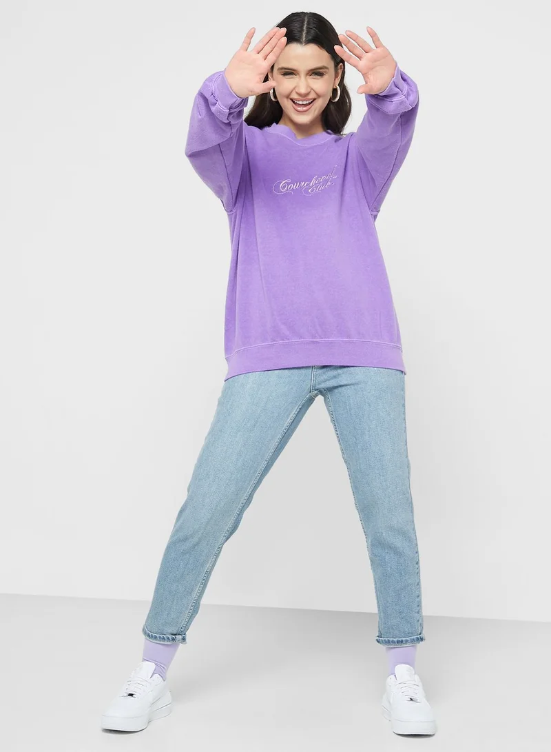TOPSHOP High Waist Mom Jeans