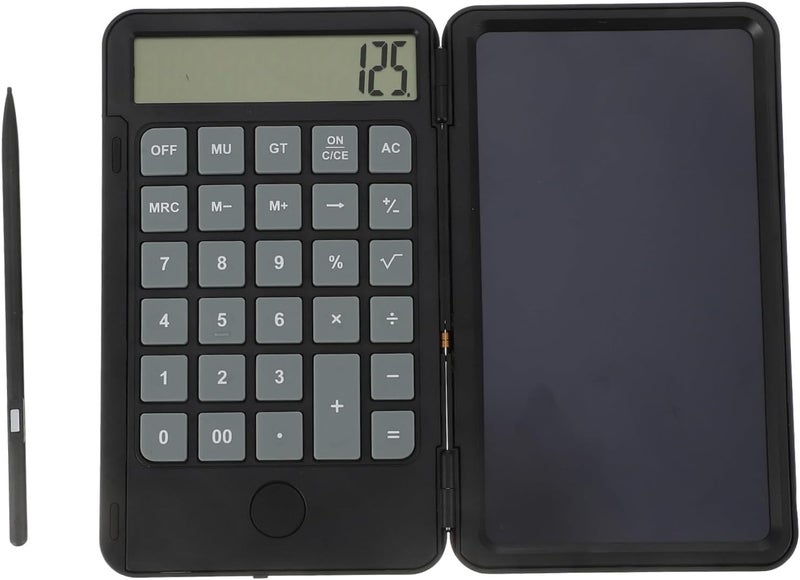 Lurrose Handwriting Board Calculator 120mah Portable Rechargeable Calculation Tool with LCD Writing Pad for Office and School Use - Image 1