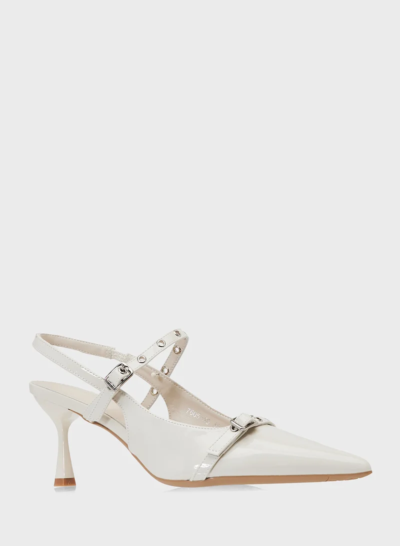 ايلا High Heeled Sling Back Pump