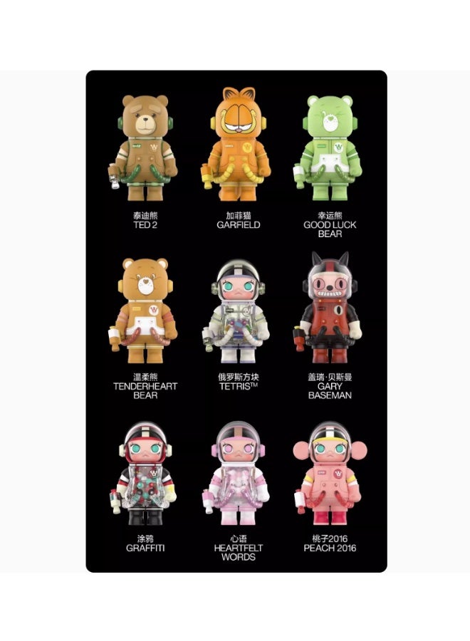 MEGA Space Molly 100% Series 3, Molly Blind Box Figures, Random Design Action Figures Collectible Toys Home Decorations, Holiday Birthday Gifts for Boys and Girls, Single Box - Image 4