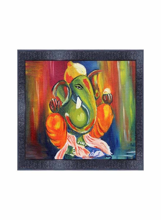 pnf Poster And Frames Ganesh Ji Wooden Photo Frame With Acrylic Sheet | For Living, Pooja Room | Home Decoration Item | Best Gifting Option (10 * 14inch,Multicolour,Synthetic) 15791 - Image 1
