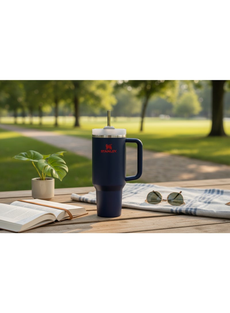Stanley Quencher H2.0 40oz Tumbler – Vacuum Insulated Cup with Straw & Lid – Hot & Cold Drinks - Image 4