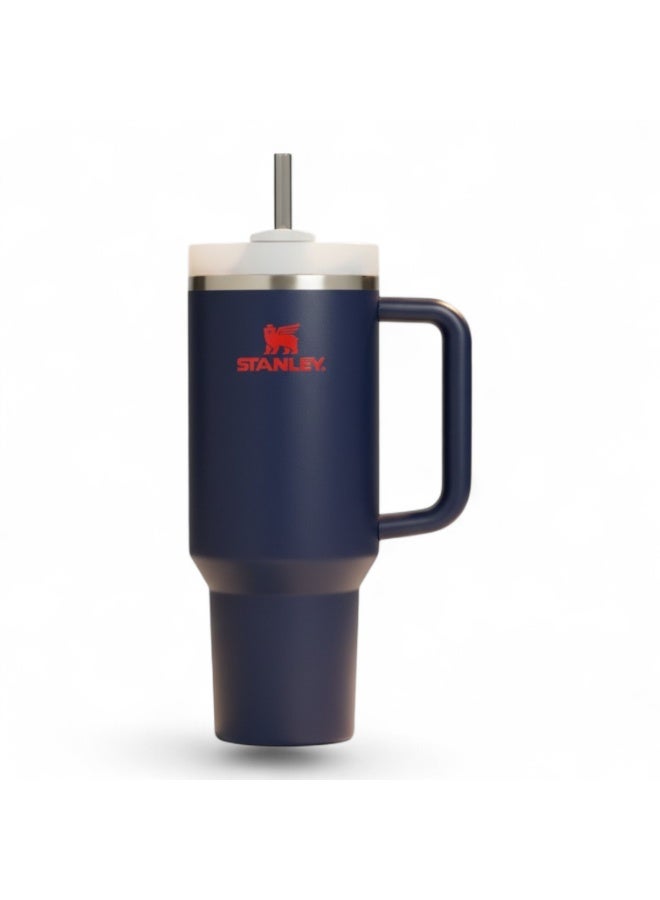 Stanley Quencher H2.0 40oz Tumbler – Vacuum Insulated Cup with Straw & Lid – Hot & Cold Drinks - Image 1