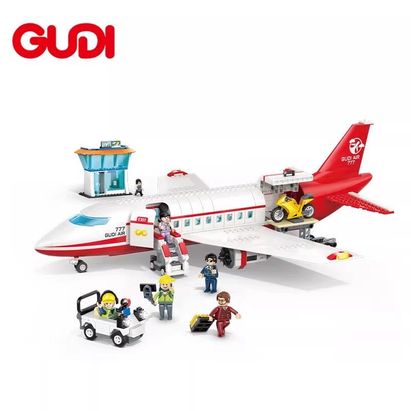 مجموعة مكعبات بناء طائرة (GUDI 10503) - Image 1