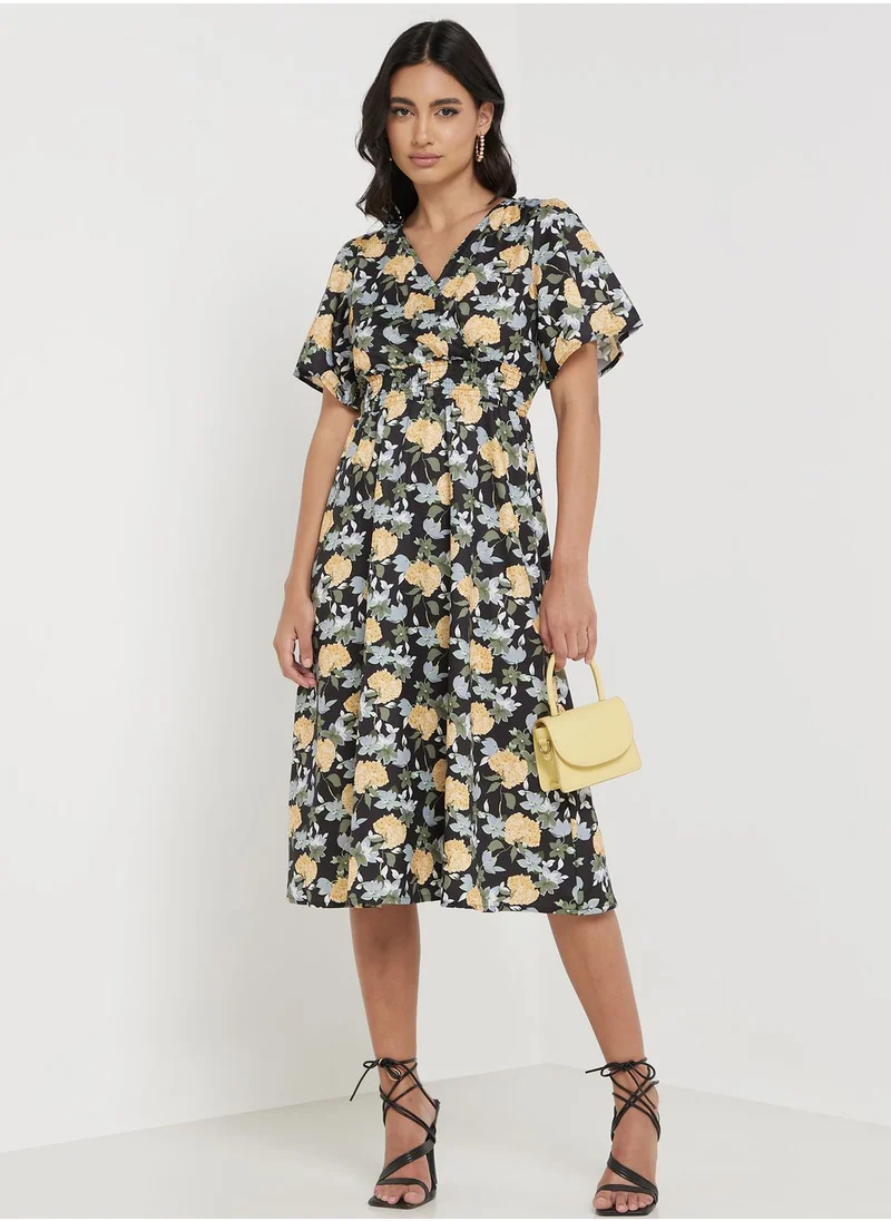 ELLA Floral Printed Dress