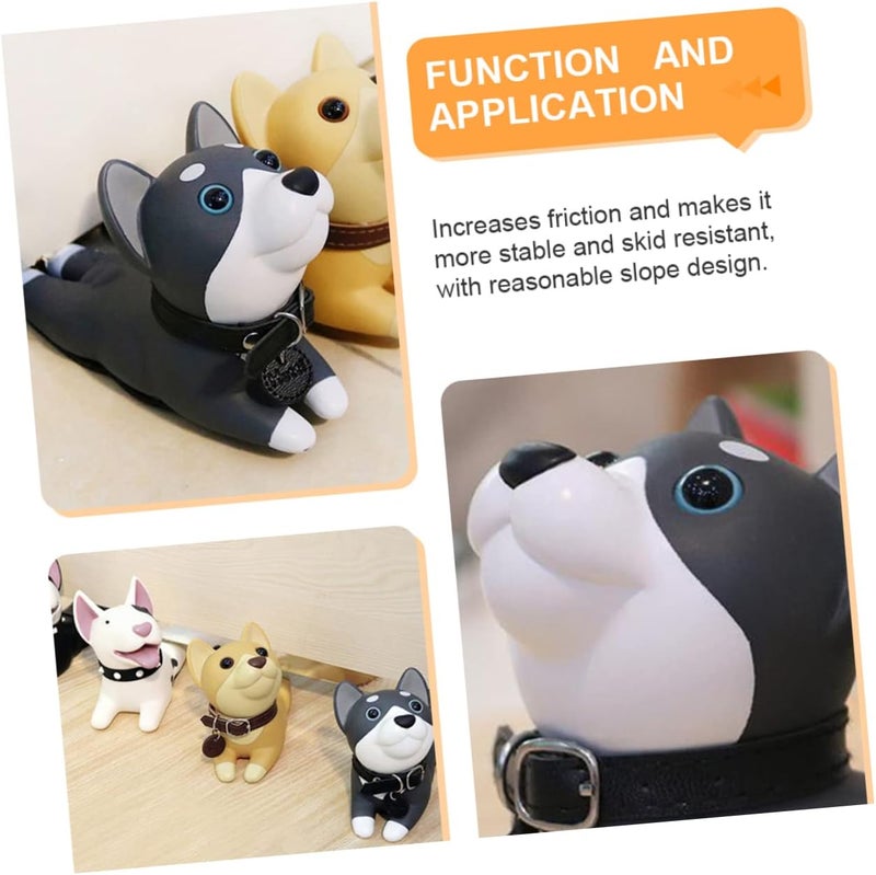 2pcs Dog Gate for Home Safety Door Stops Cartoon Dog Door Wedges Easy to Clean and Reusable - Image 4
