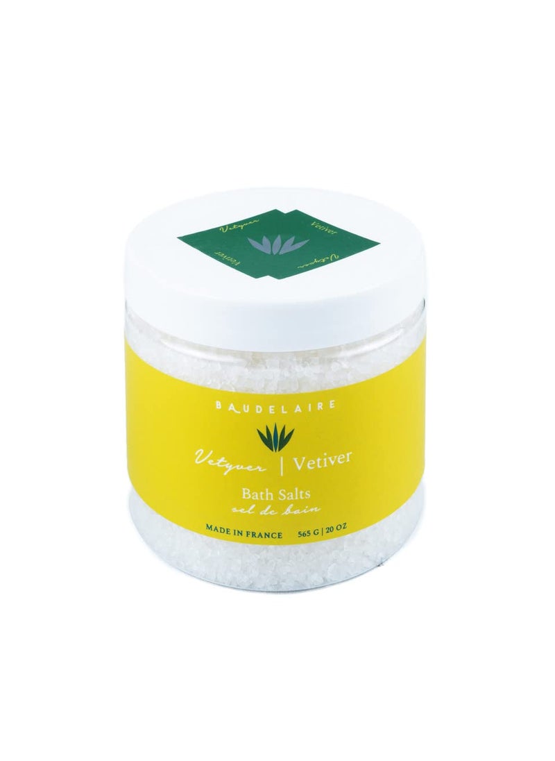 Provence Sante Provence Sante PS Bath Salt Vetiver, 20-Ounce Jar 