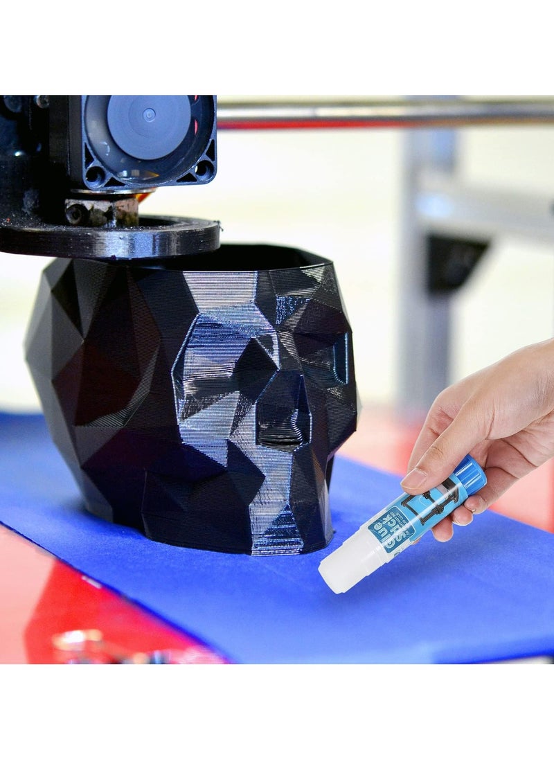 CMGTYYD - 3D Printer Glue Sticks PVP Solid Glue Sticks, Perfect First Layer Adhesion, Washable,Reduce Warping, for 3D Printer Hot Bed Removing Printing Models, PLA, ABS, PETG (6 Pieces) - Image 1