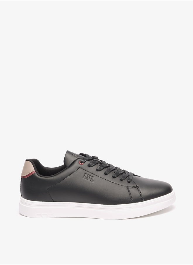 LBL by Shoexpress - Men Solid Sneakers with Lace-Up Closure - Image 1