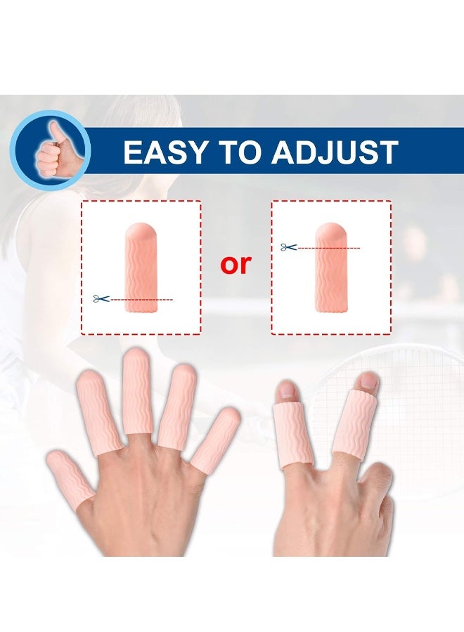10PCS Gel Finger Cots, Finger Protector Support - Image 2