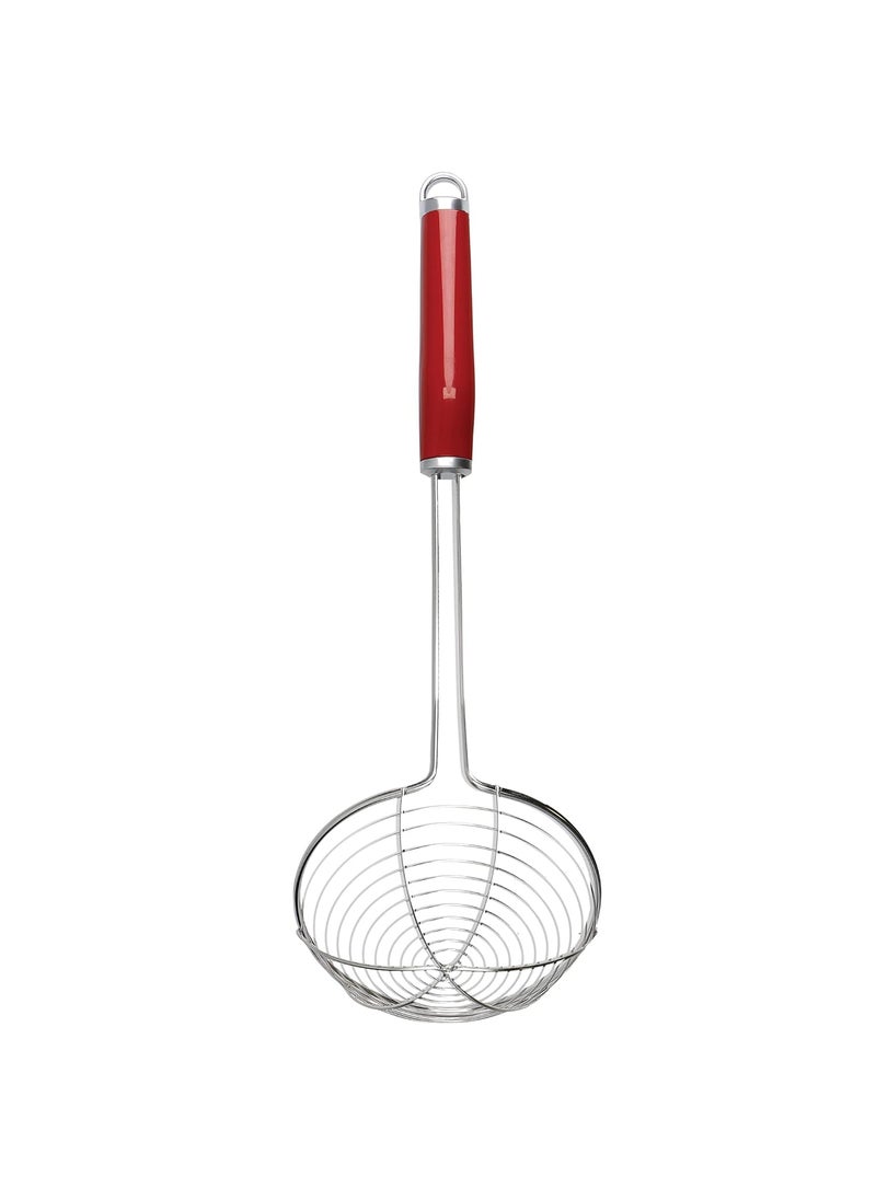 KitchenAid - KitchenAid Stainless Steel Spider Strainer For Thinkitchen - Empire Red, 1.46 Inch, 2 X 1 X 6 centimeters - Image 1
