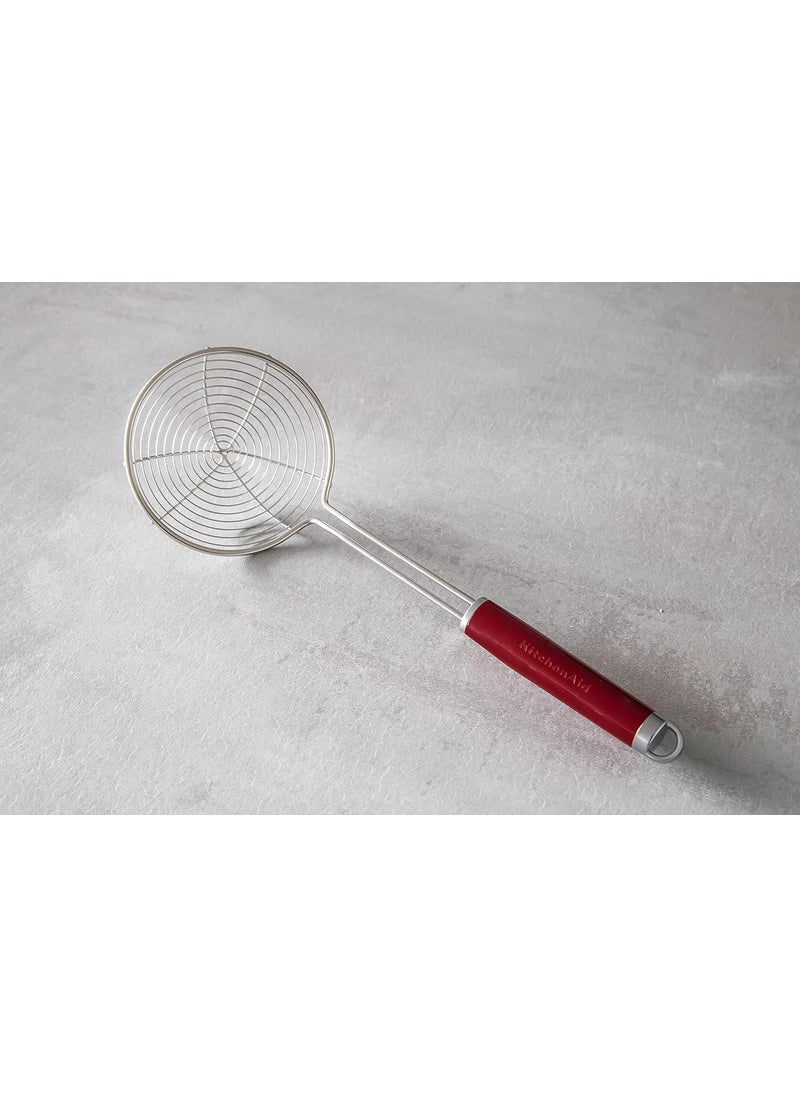 KitchenAid - KitchenAid Stainless Steel Spider Strainer For Thinkitchen - Empire Red, 1.46 Inch, 2 X 1 X 6 centimeters - Image 1
